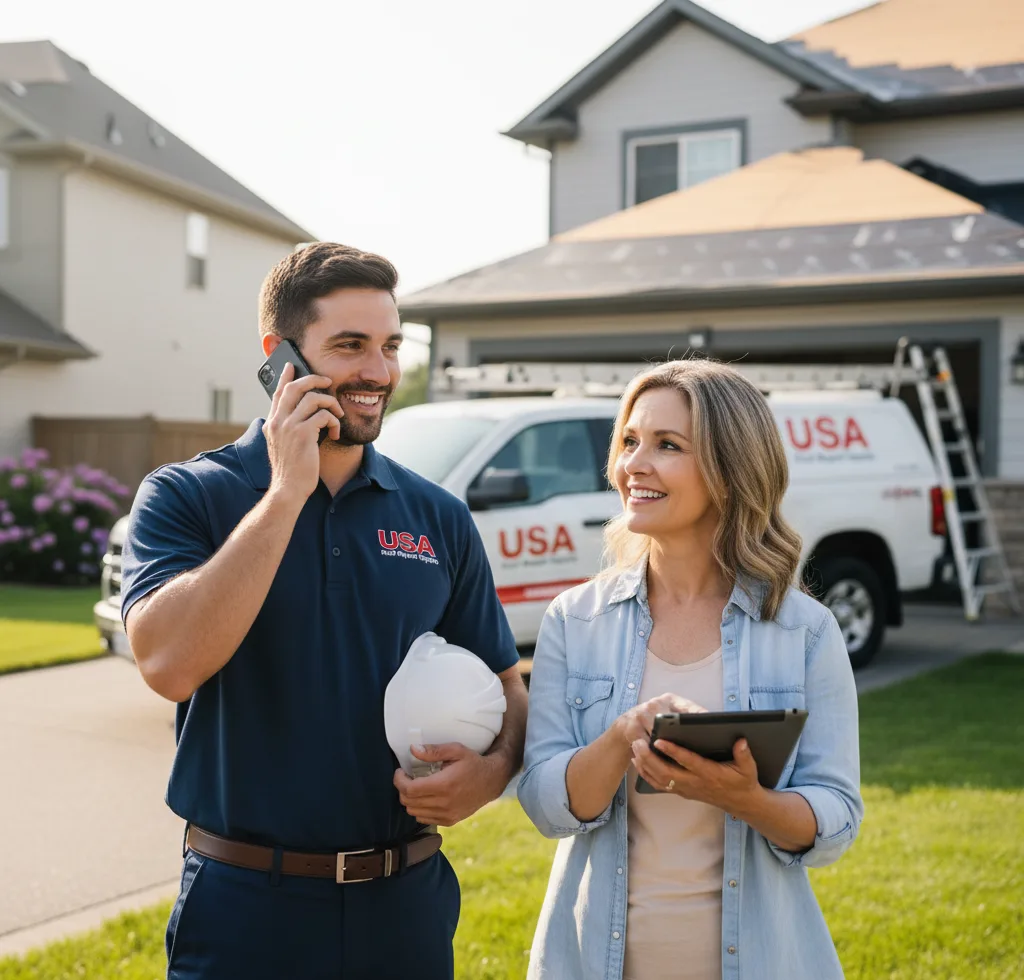 USA Roof Repair Experts customer support in Port Trevorton